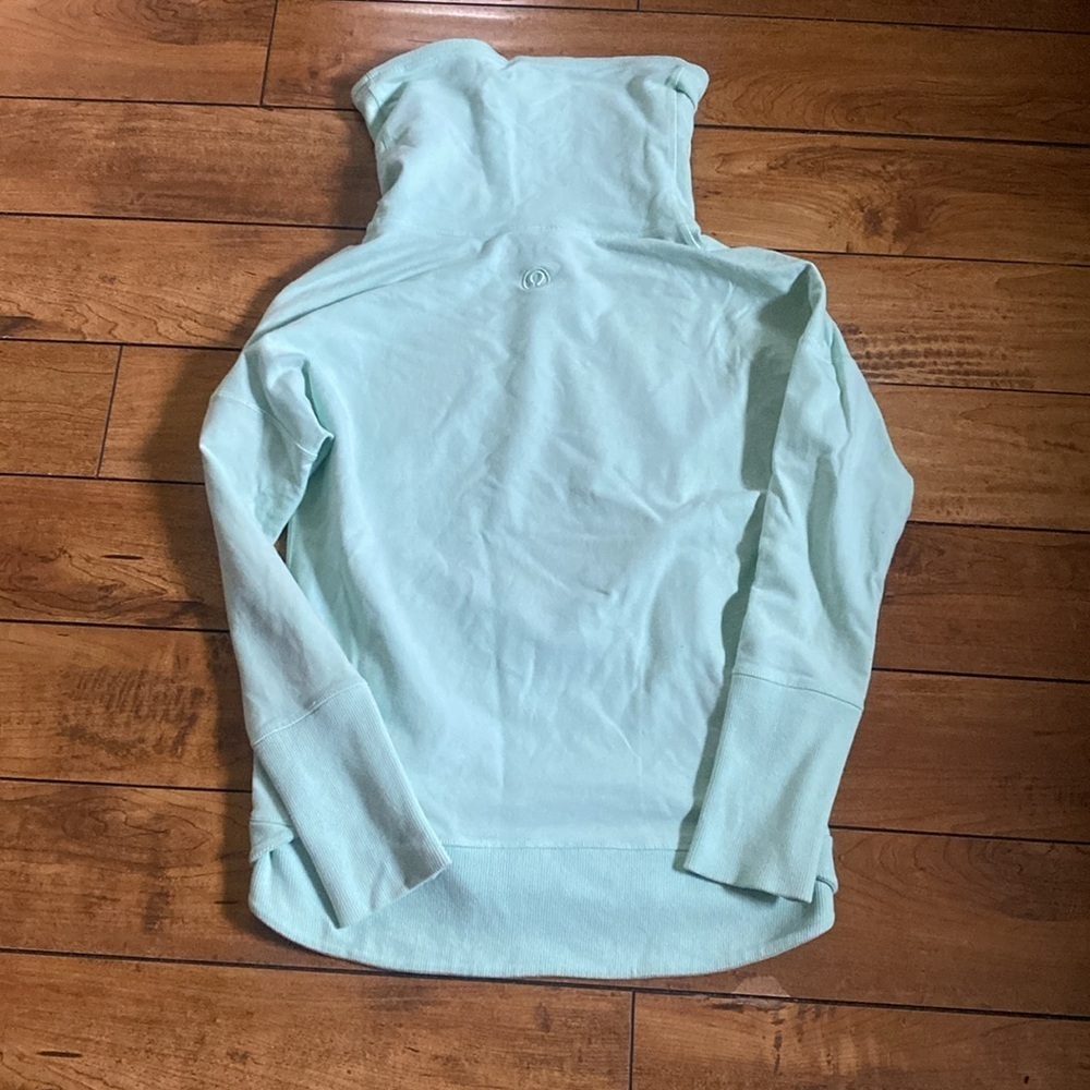 Lululemon mint green cowl neck Sweater - Picture 6 of 7